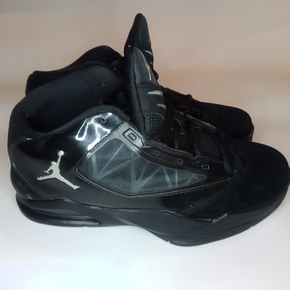 Jordan flight power mens size 10.5 black basketball shoes - Picture 3 of 7